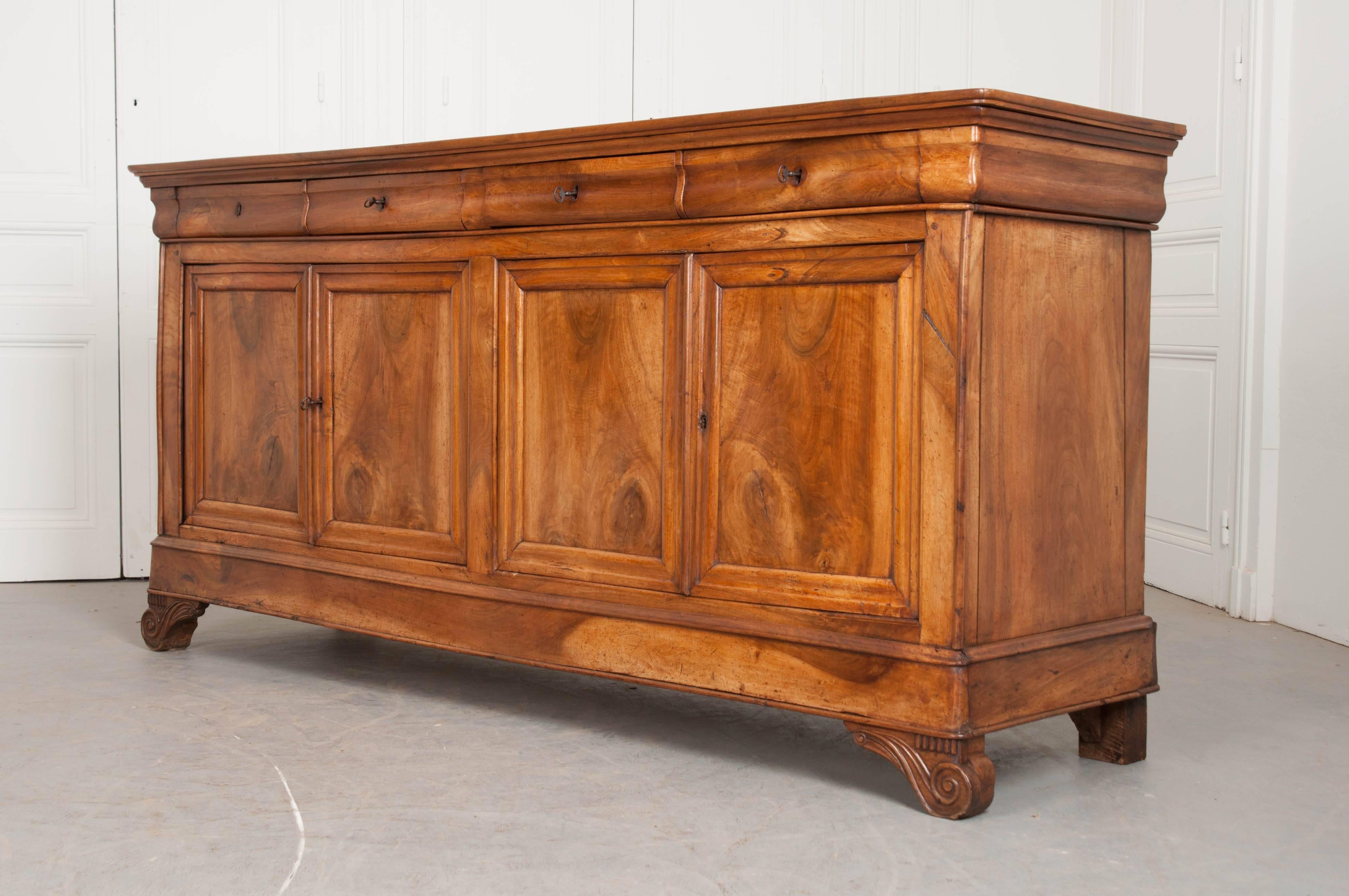 French 19th Century Walnut Louis Philippe Enfilade 4