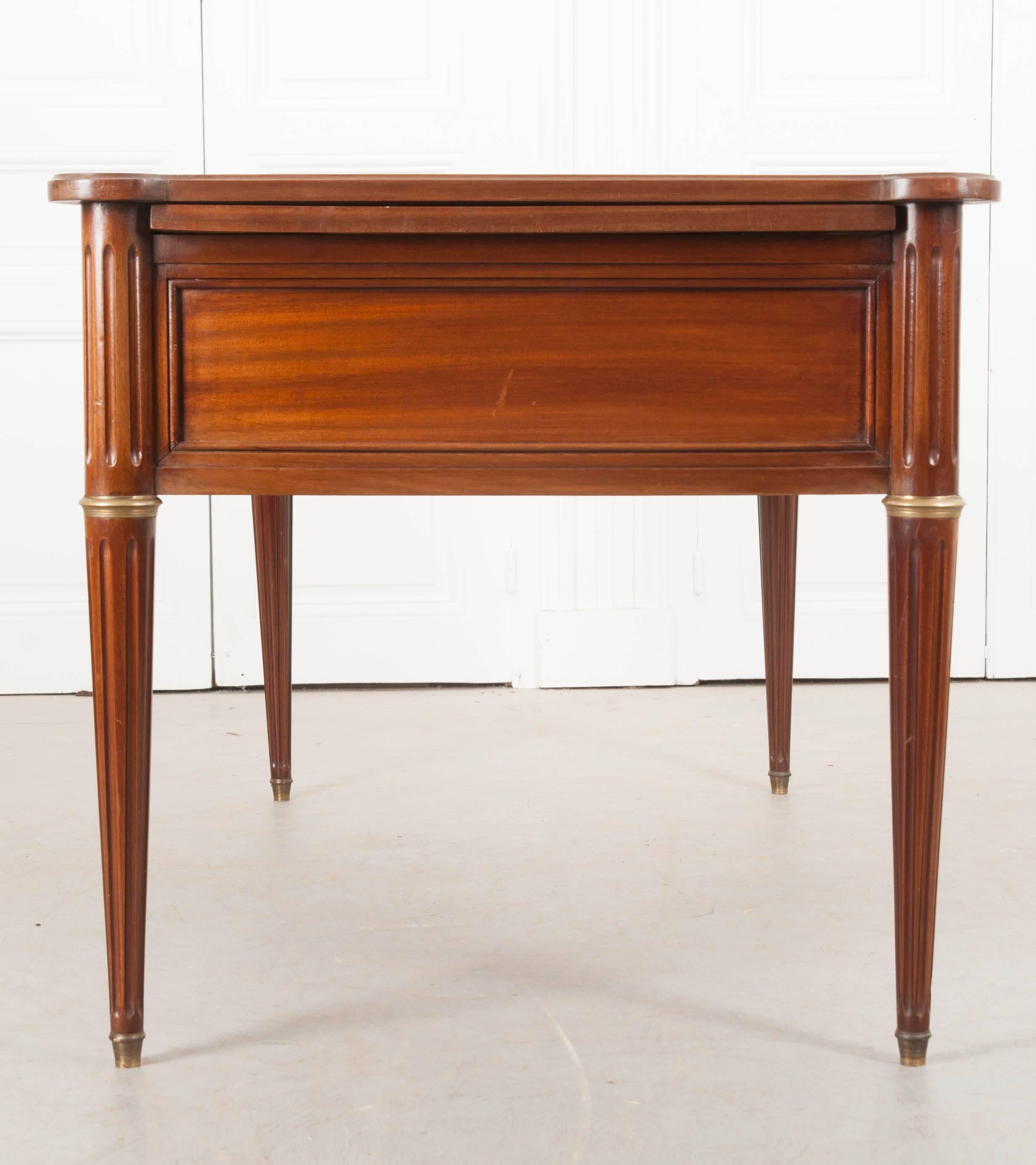 French Louis XVI Style Large Mahogany Desk 3