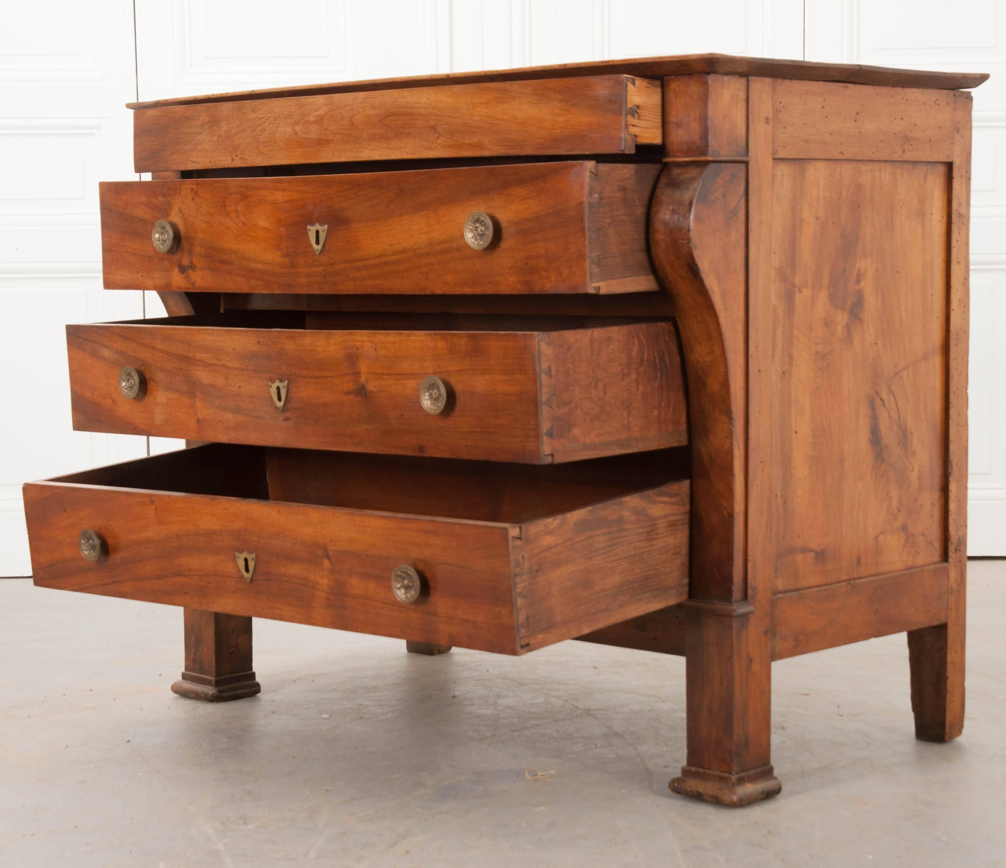 French 19th Century Transitional Walnut Commode 5