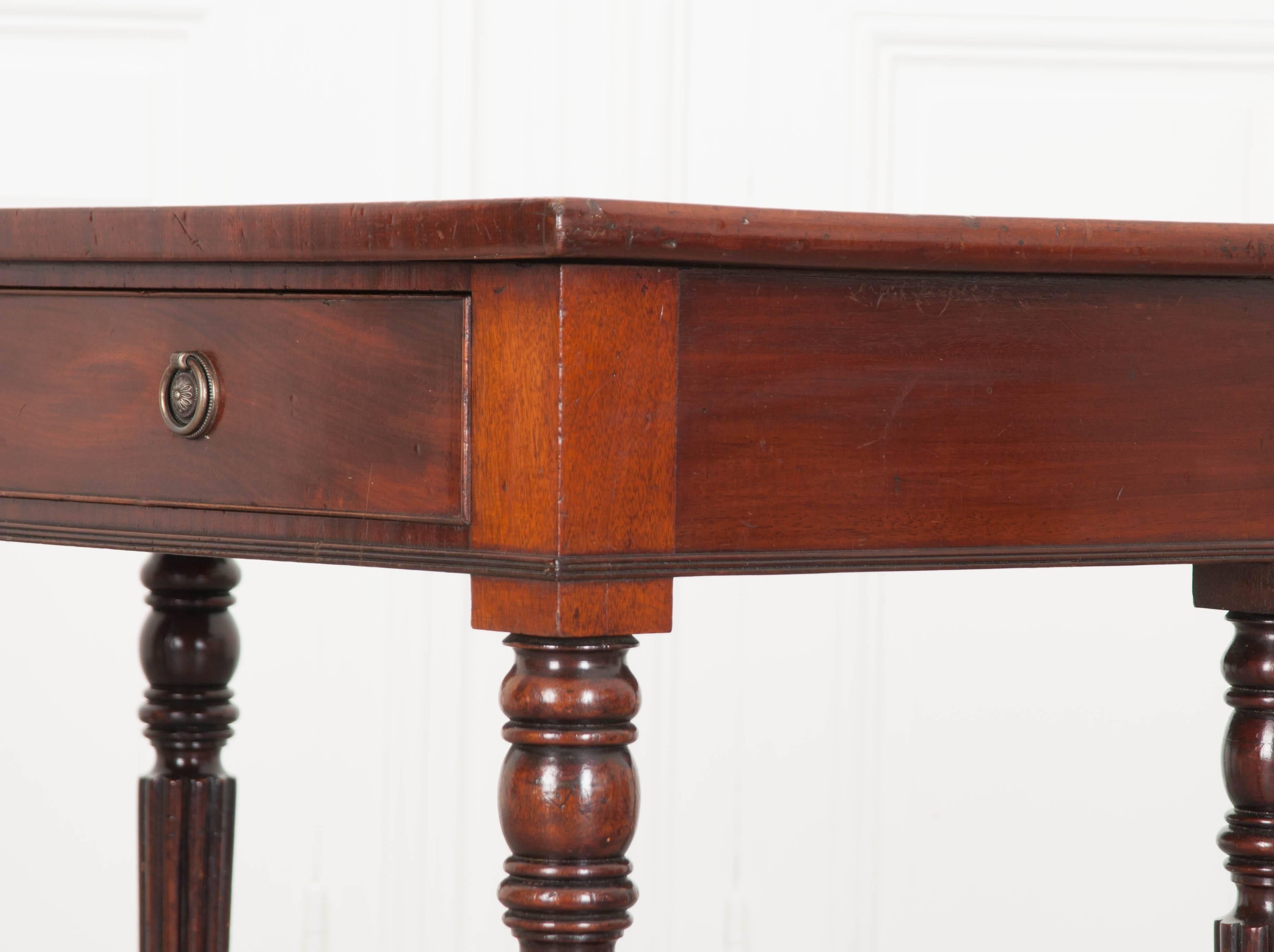 19th Century Regency Mahogany Writing Table In Good Condition In Baton Rouge, LA