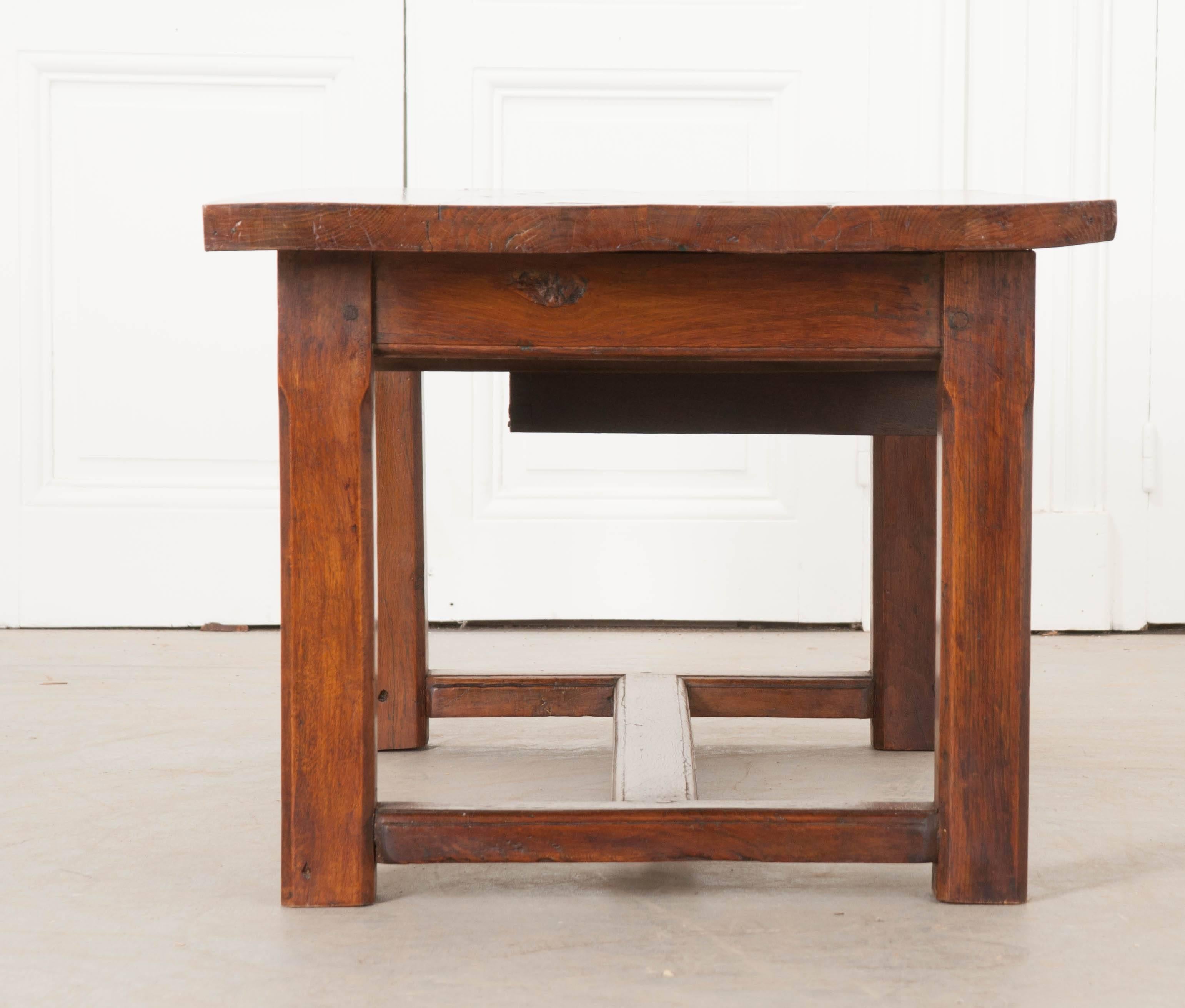 French 19th Century Chestnut Coffee Table 3