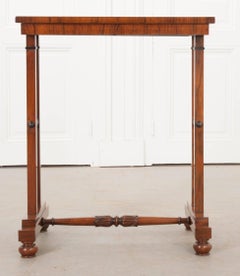 English 19th Century George IV Rosewood Library Table