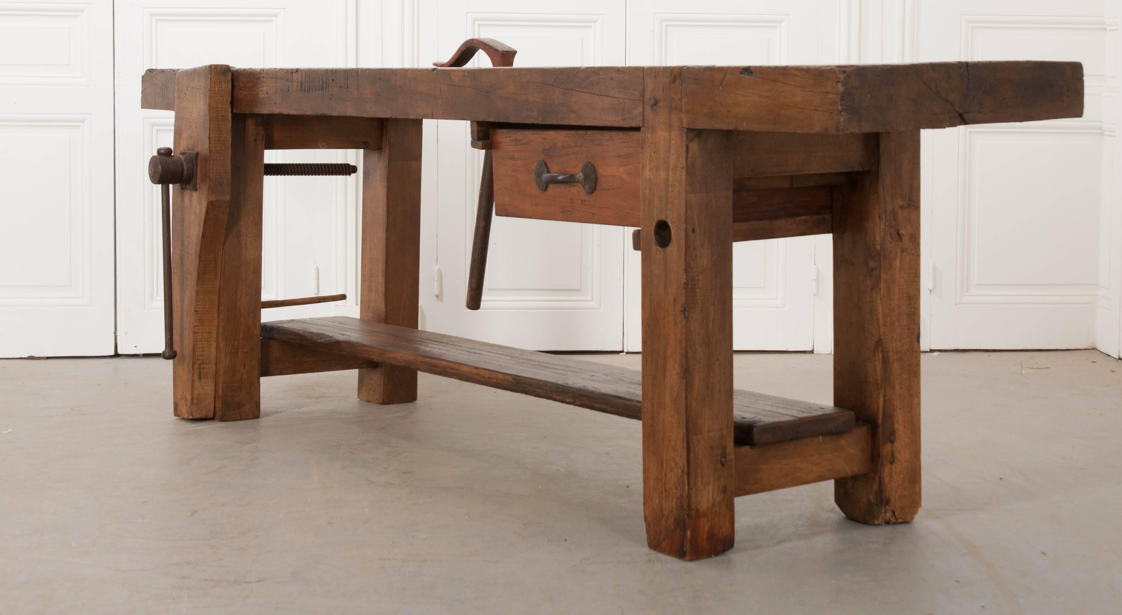 19th Century Workbench from Burgundy, France 3