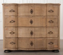Swedish 19th Century Bleached Oak Chest