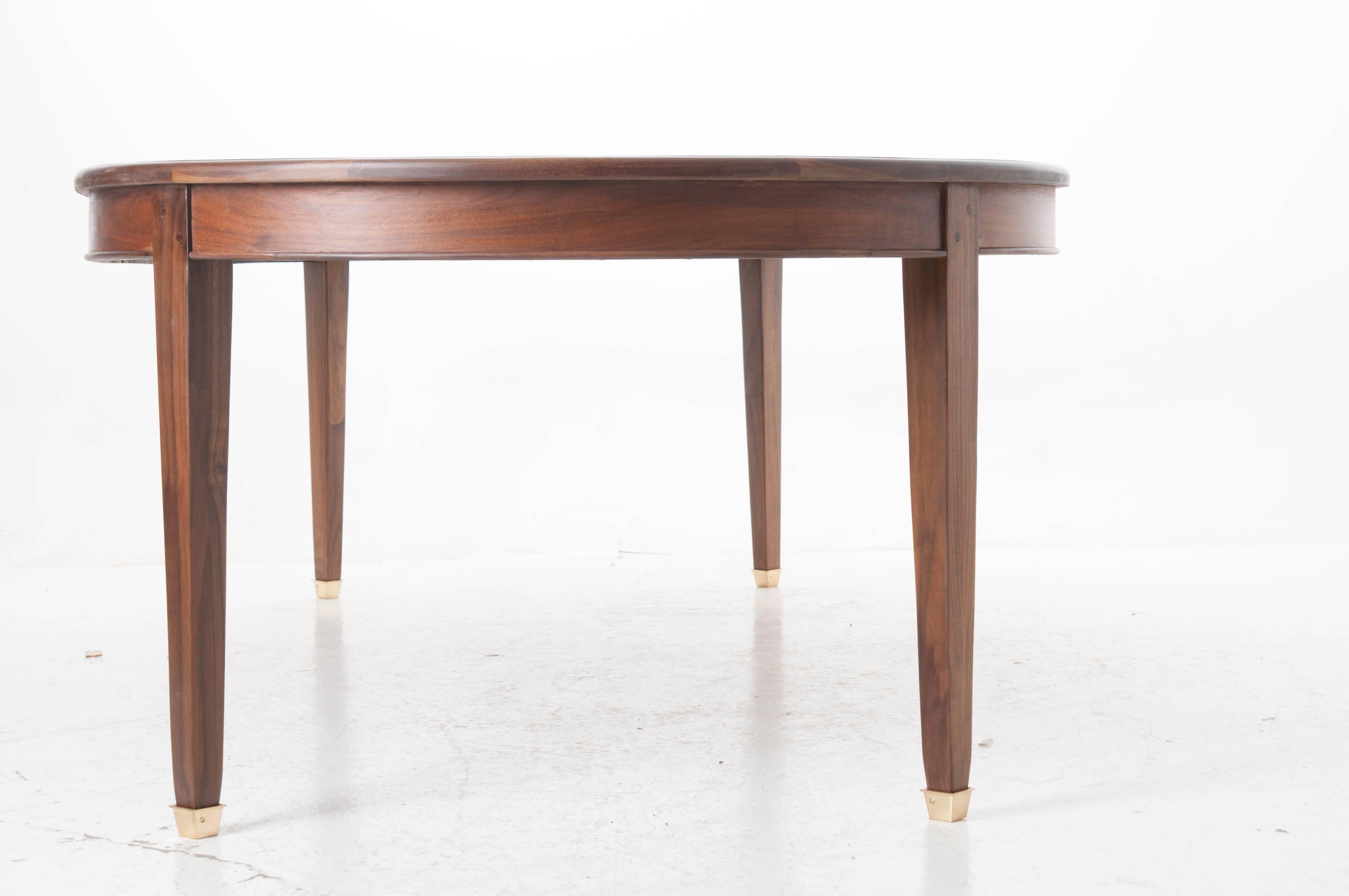 French Directoire Style Walnut Dining Table Made at Fireside 3