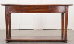 French 19th Century Walnut Farmhouse Server