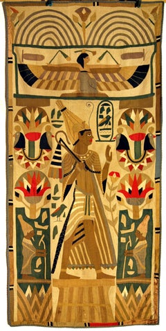 Decorative ornament – ​​Pharaoh – Egypt – Khayamiya panel (c. 1900)