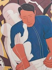 "One United Nations Indivisible, " Stunning, Original Painting for UN Poster