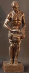 "African Figures", Important Art Deco Sculptures, France, for Printz Interior