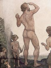 "Progress of Civilization" Art Deco Masterpiece by Muralist Aiden Lassell Ripley