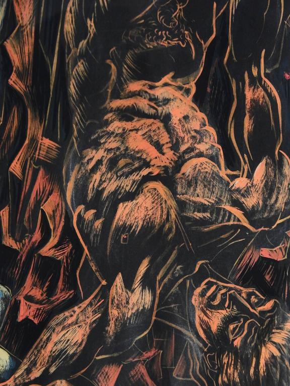 "Prometheus (Self Portrait)", MidCentury Masterpiece by Norman Millet