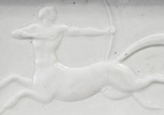"Centaur with Bow, " Highly Rare Art Deco Dish with Bas Relief by Williams