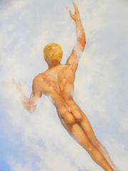 « Reaching for the Stars », nu masculin rare et étonnant d'Alexander Caedo