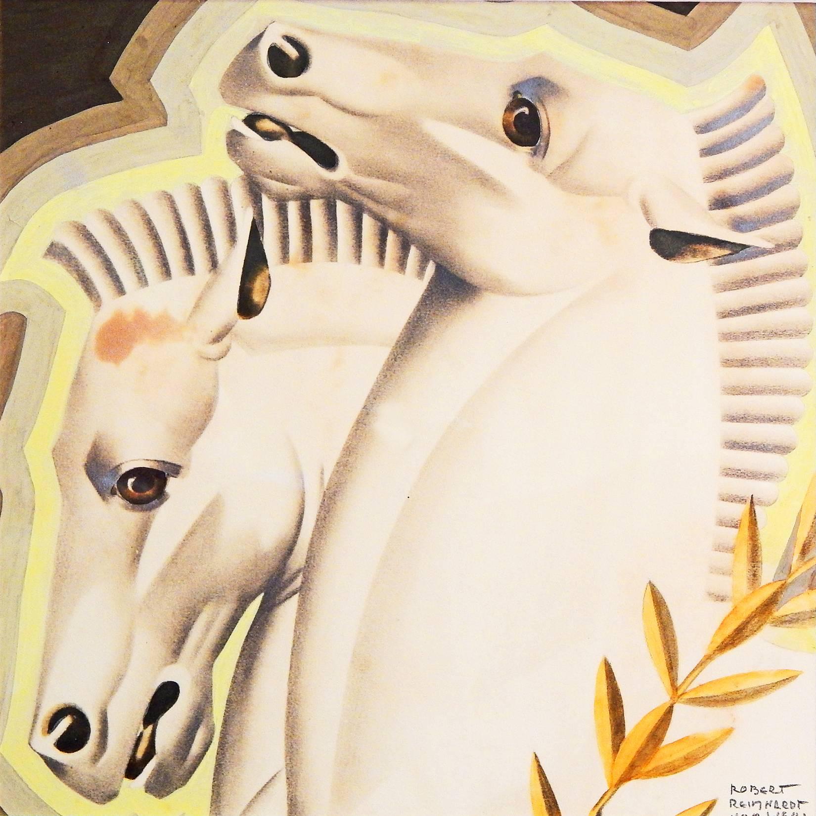 art nouveau horse