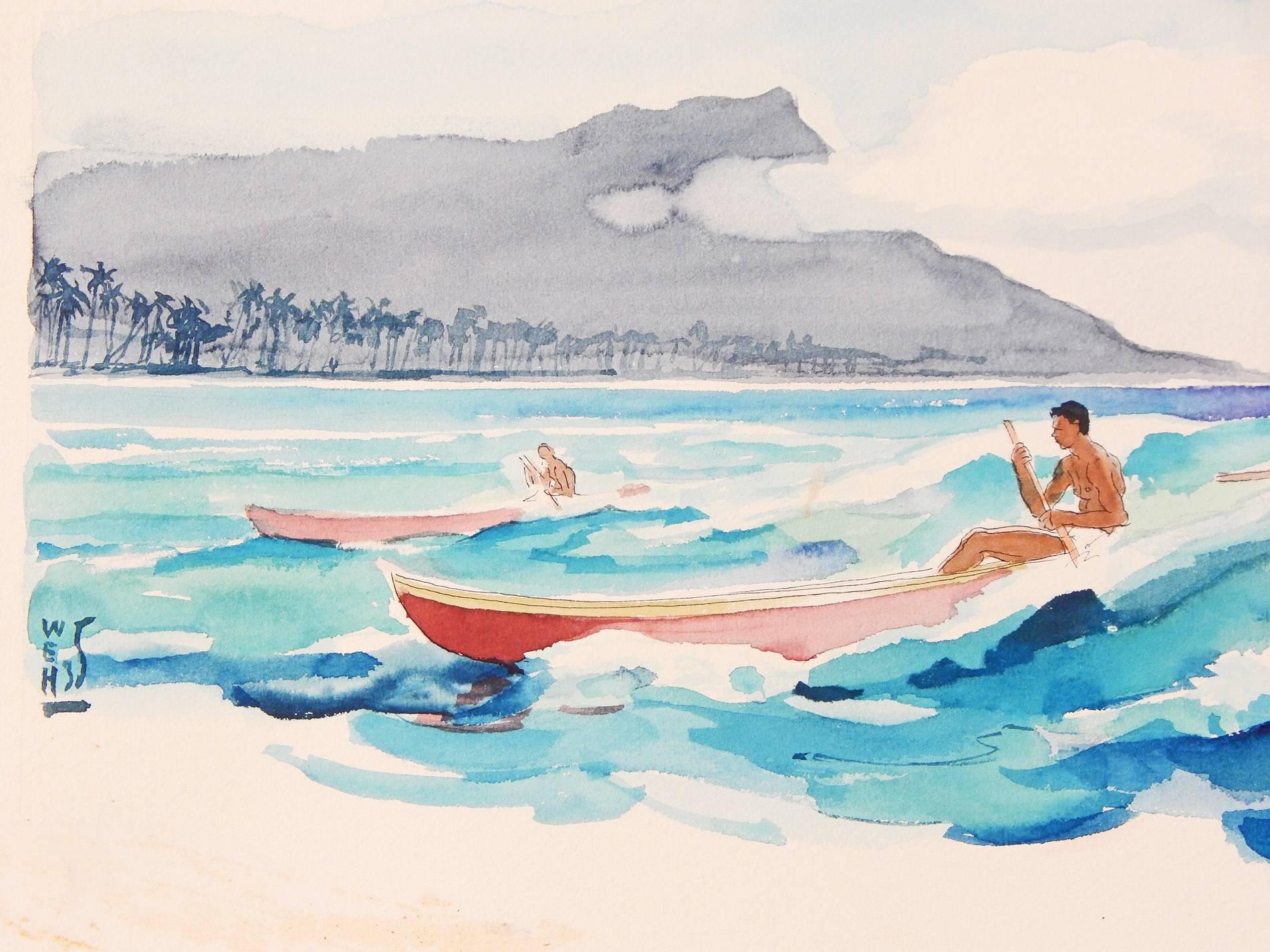 hawaii watercolor