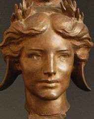 "Spirit of Victory, " Important Gilded Bronze Sculpture by "Golden Boy" Sculptor