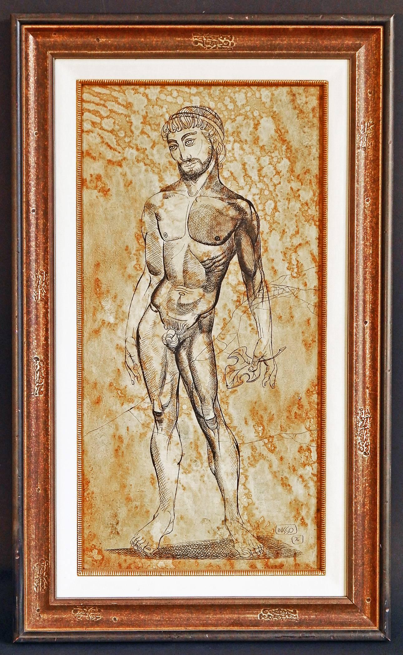 greek nude painting