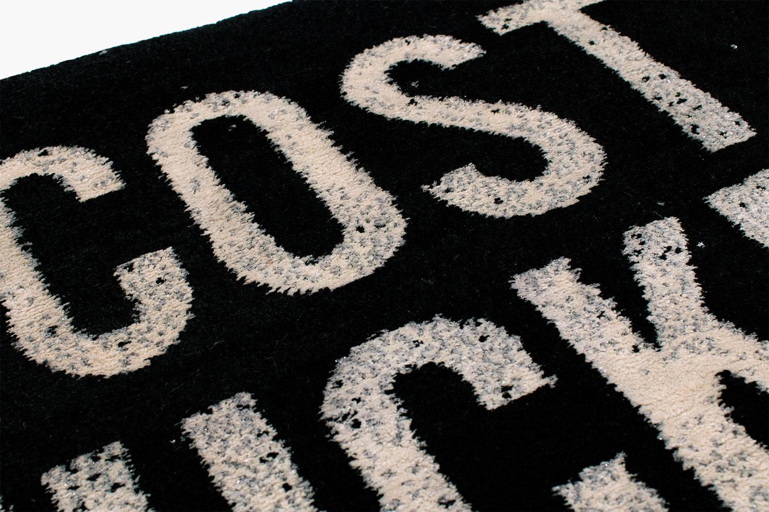 Modern Street Art Rug by Cost 'Cost Madonna' For Sale