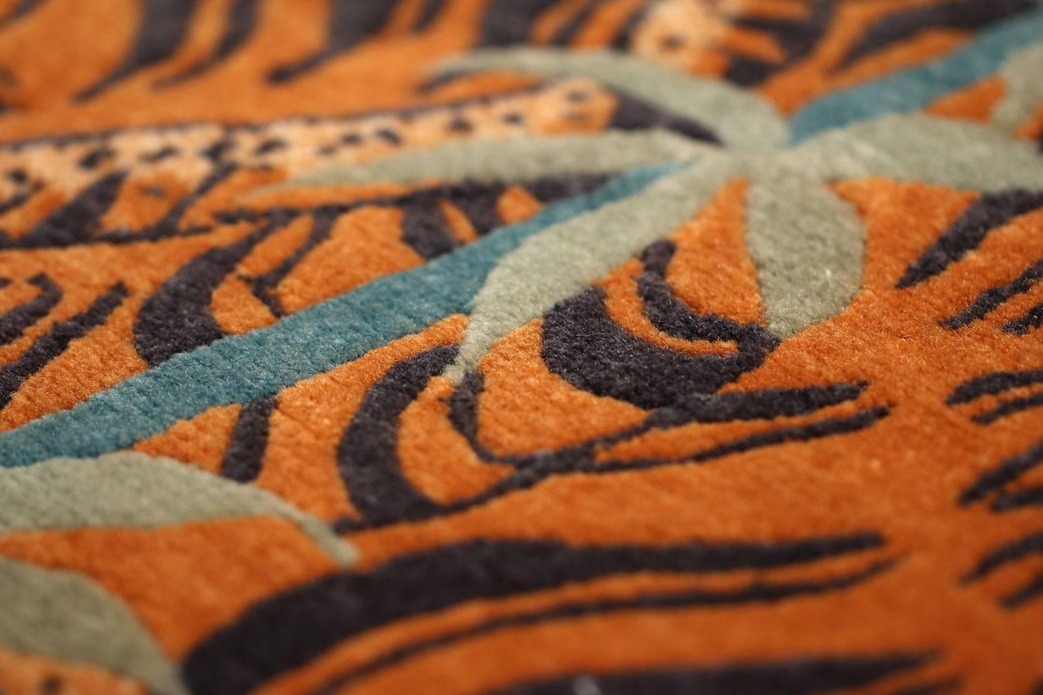 Tibetan Tiger Rug In Excellent Condition In New York, NY