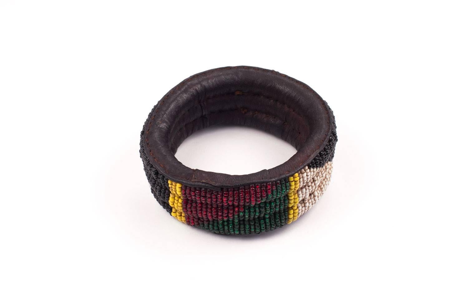 Beaded African Yoruba Tribal Bracelet