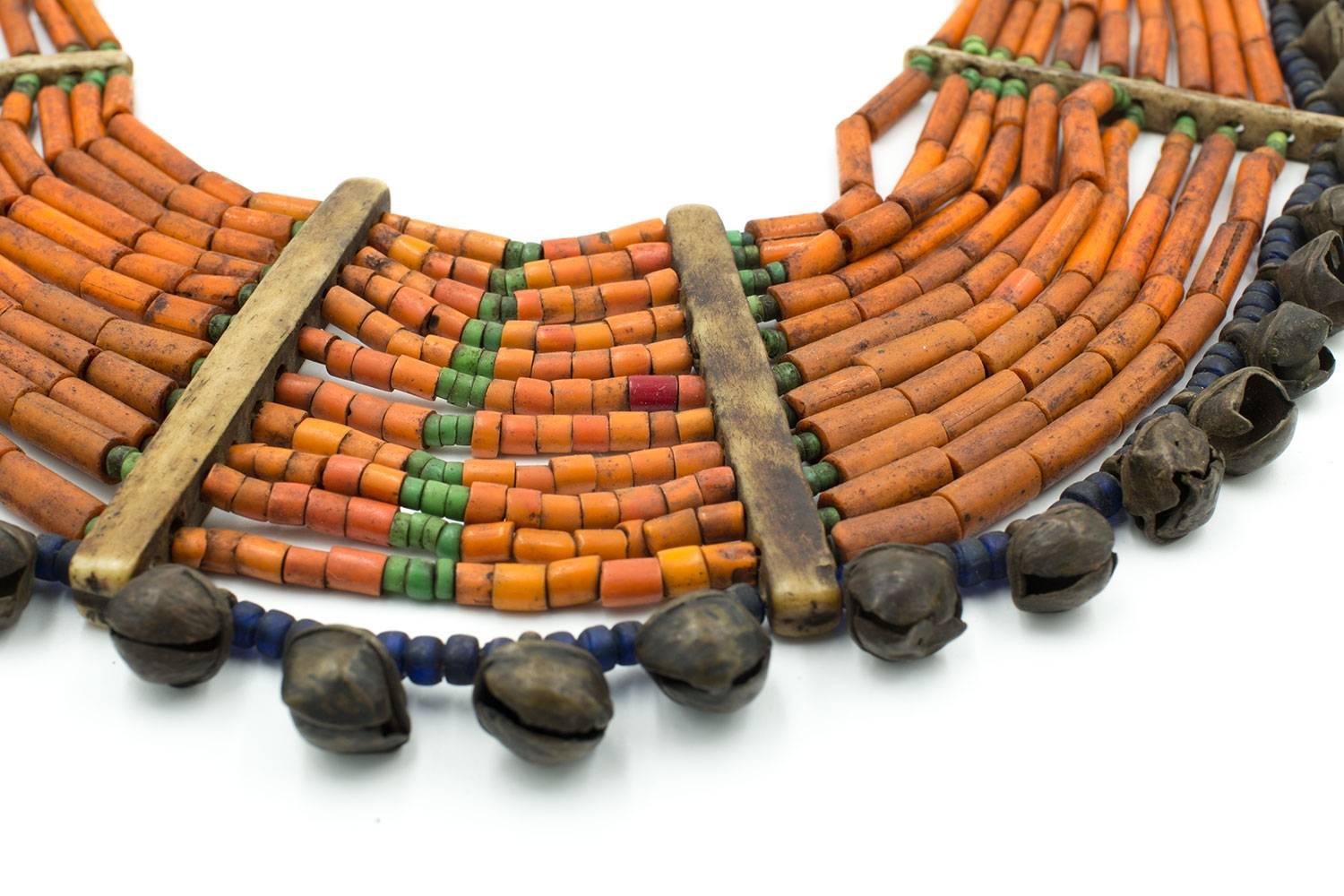 Mid-20th Century Antique Primitive Tribal Necklace from Nagaland
