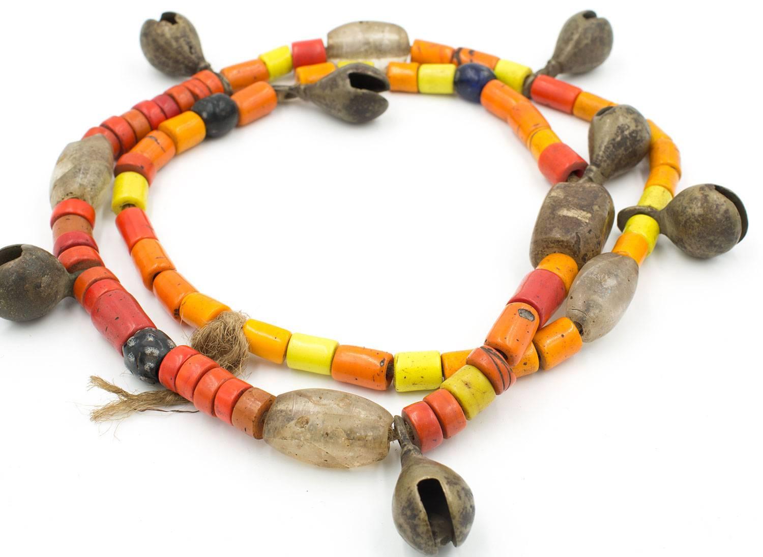 Tribal Antique Naga Beaded Necklace from Nagaland