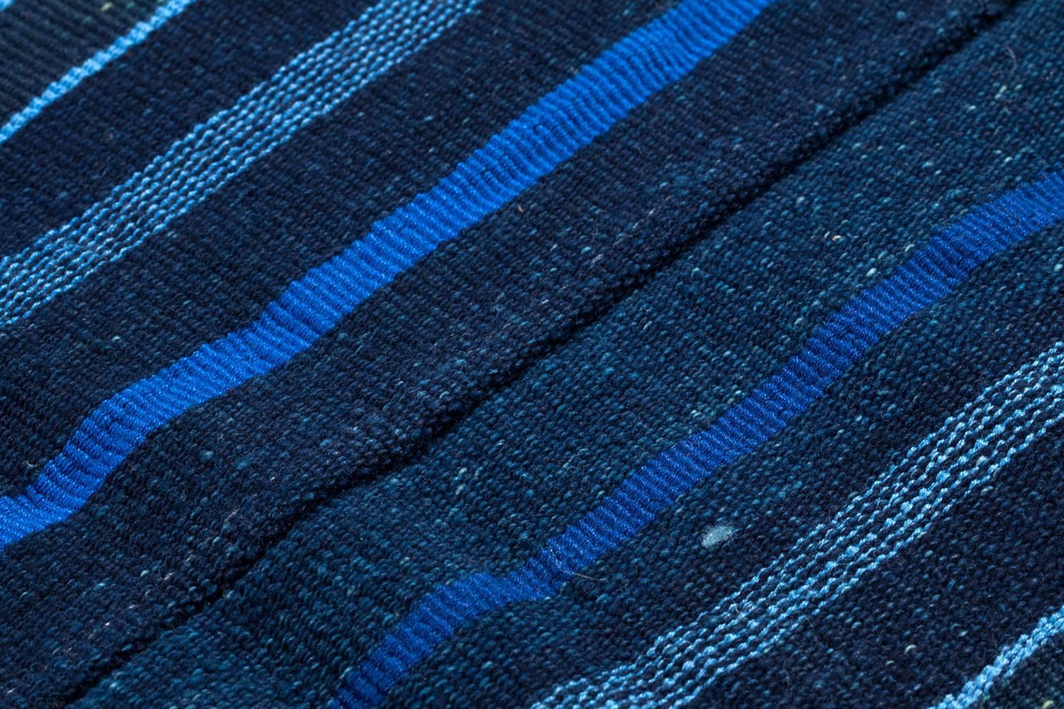 African Vintage Yoruba Indigo Cloth from Nigeria, West Africa