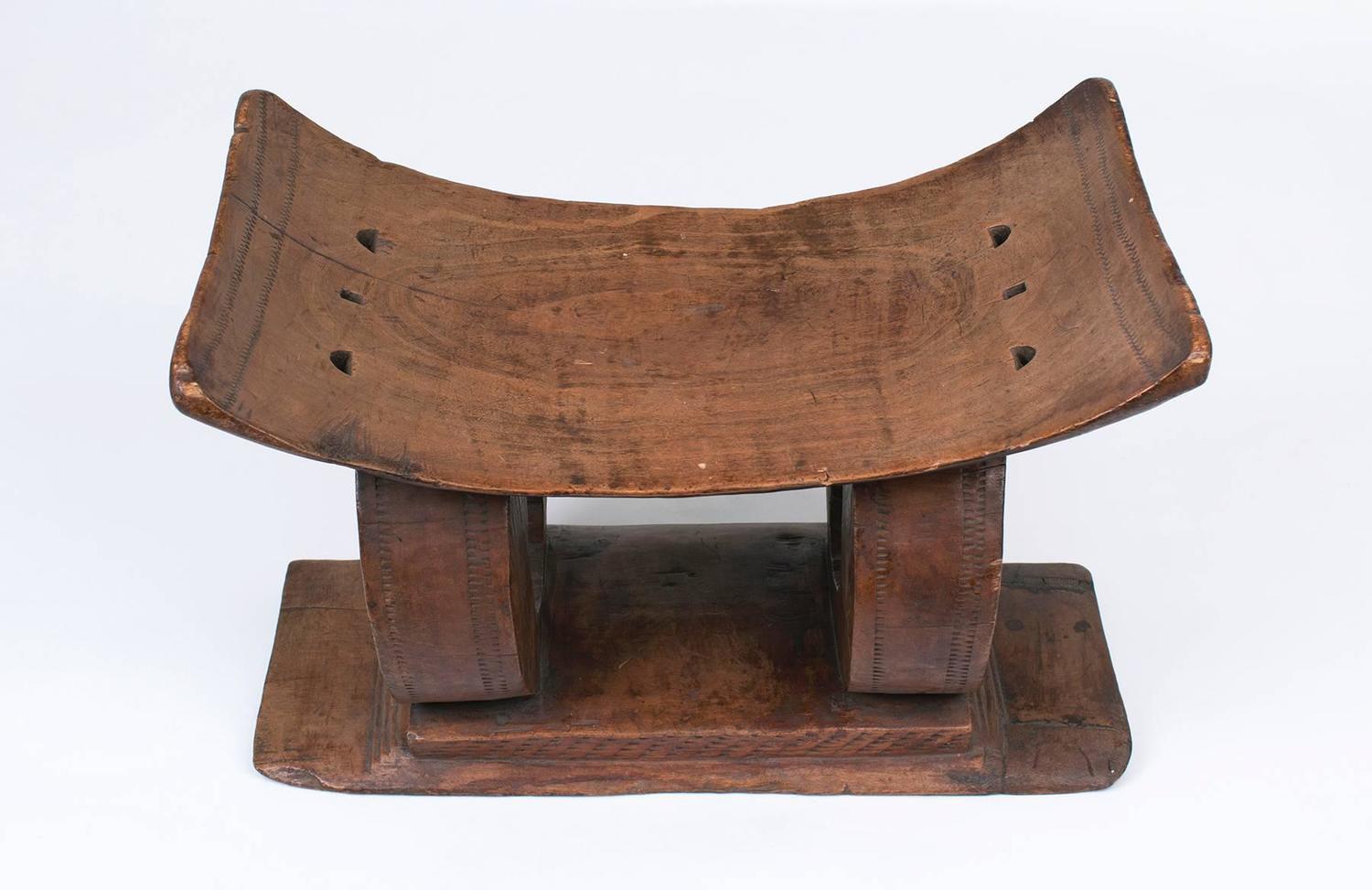 Vintage Ashanti Stool from Ghana For Sale at 1stdibs
