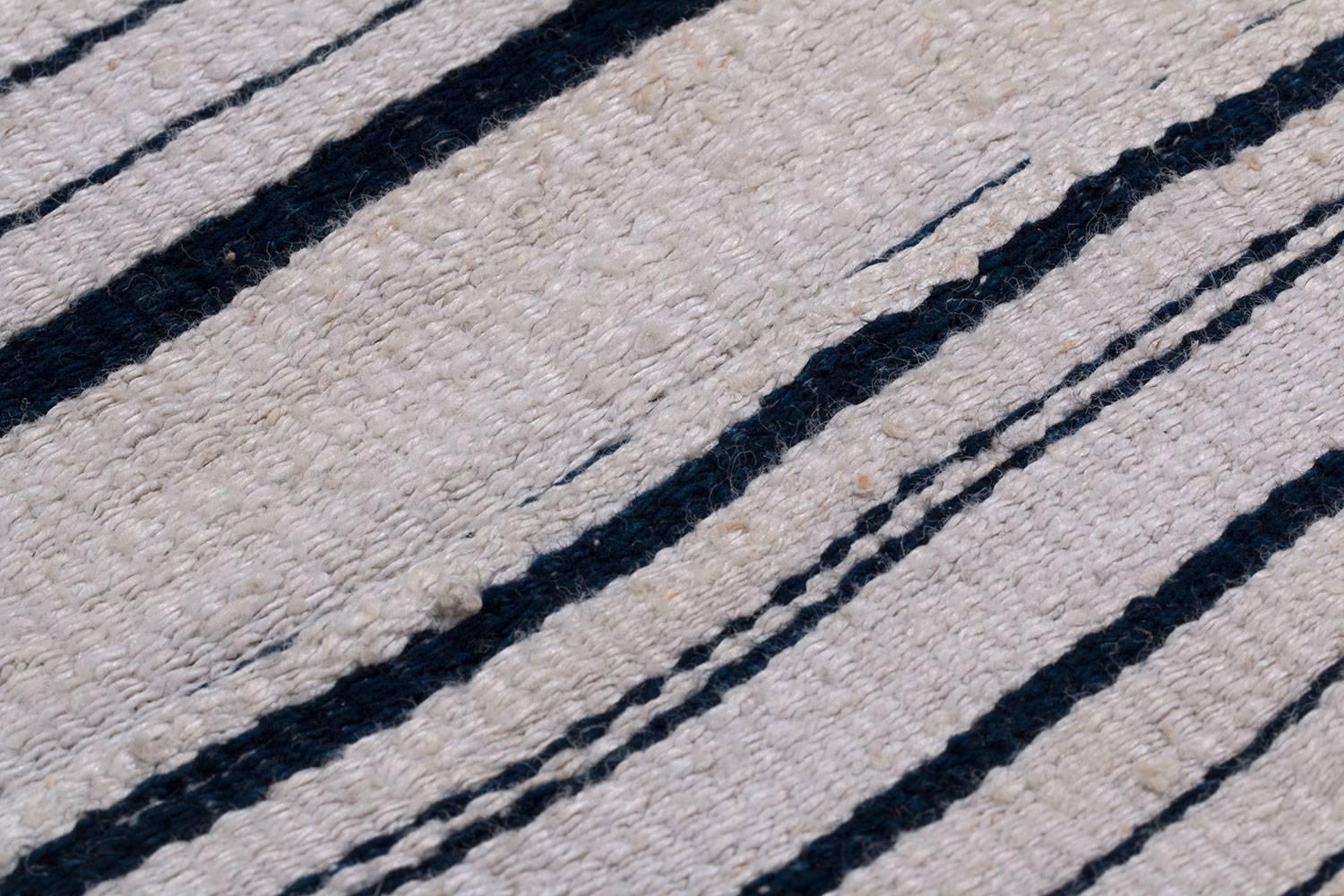 Weißer und indigoblauer gefärbter Yoruba-Stoff Vintage Westafrikanischer Textil aus Nigeria (Nigerianisch) im Angebot
