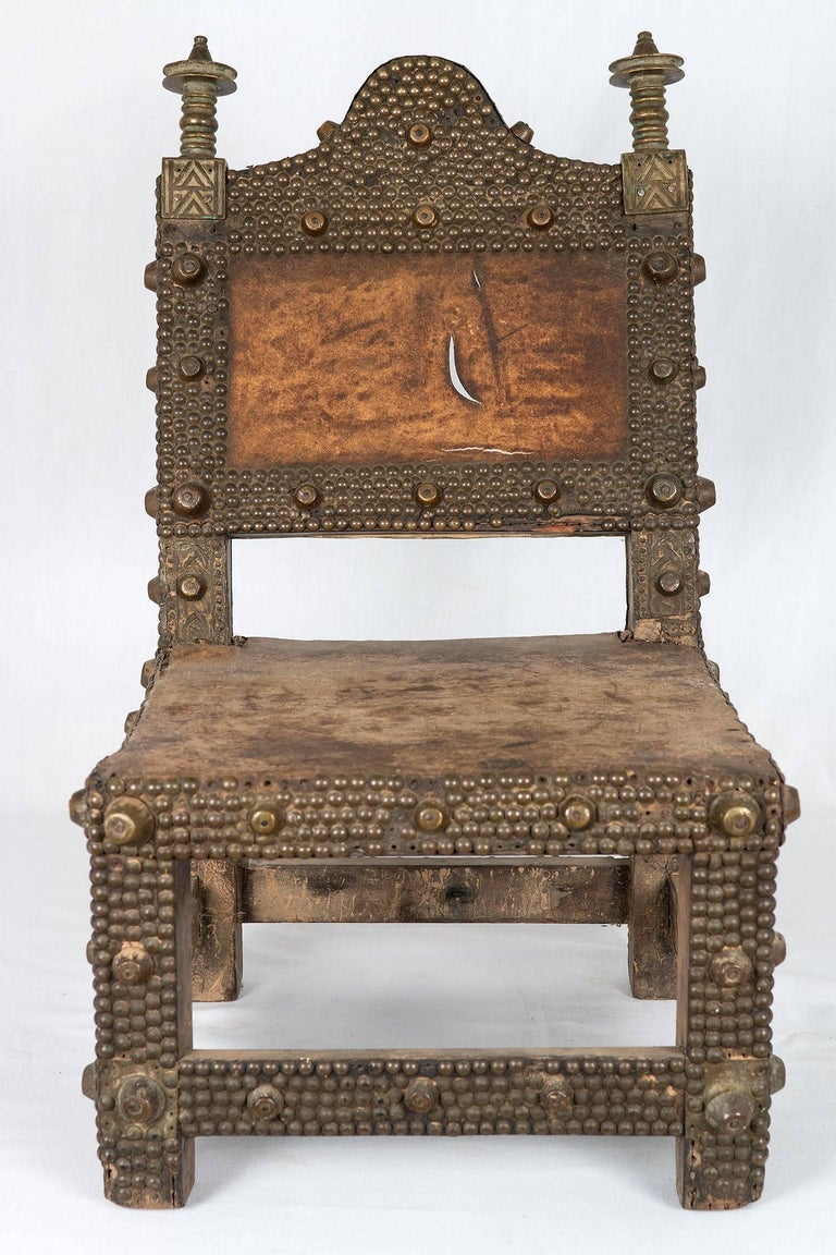 Vintage African Ashanti Kings Chair/ Throne For Sale at 1stDibs