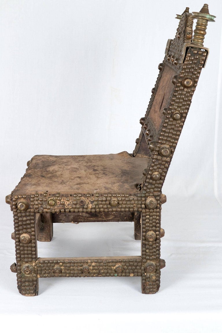 Vintage African Ashanti Kings Chair/ Throne For Sale at 1stDibs