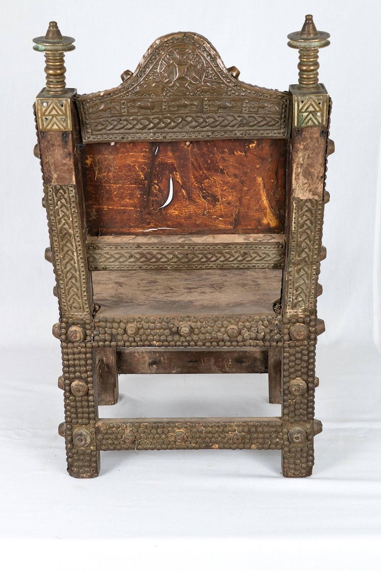 Vintage African Ashanti Kings Chair/ Throne For Sale at 1stDibs