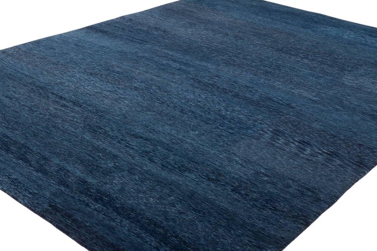 Natural Indigo Rug By CARINI 9x12 For Sale at 1stDibs