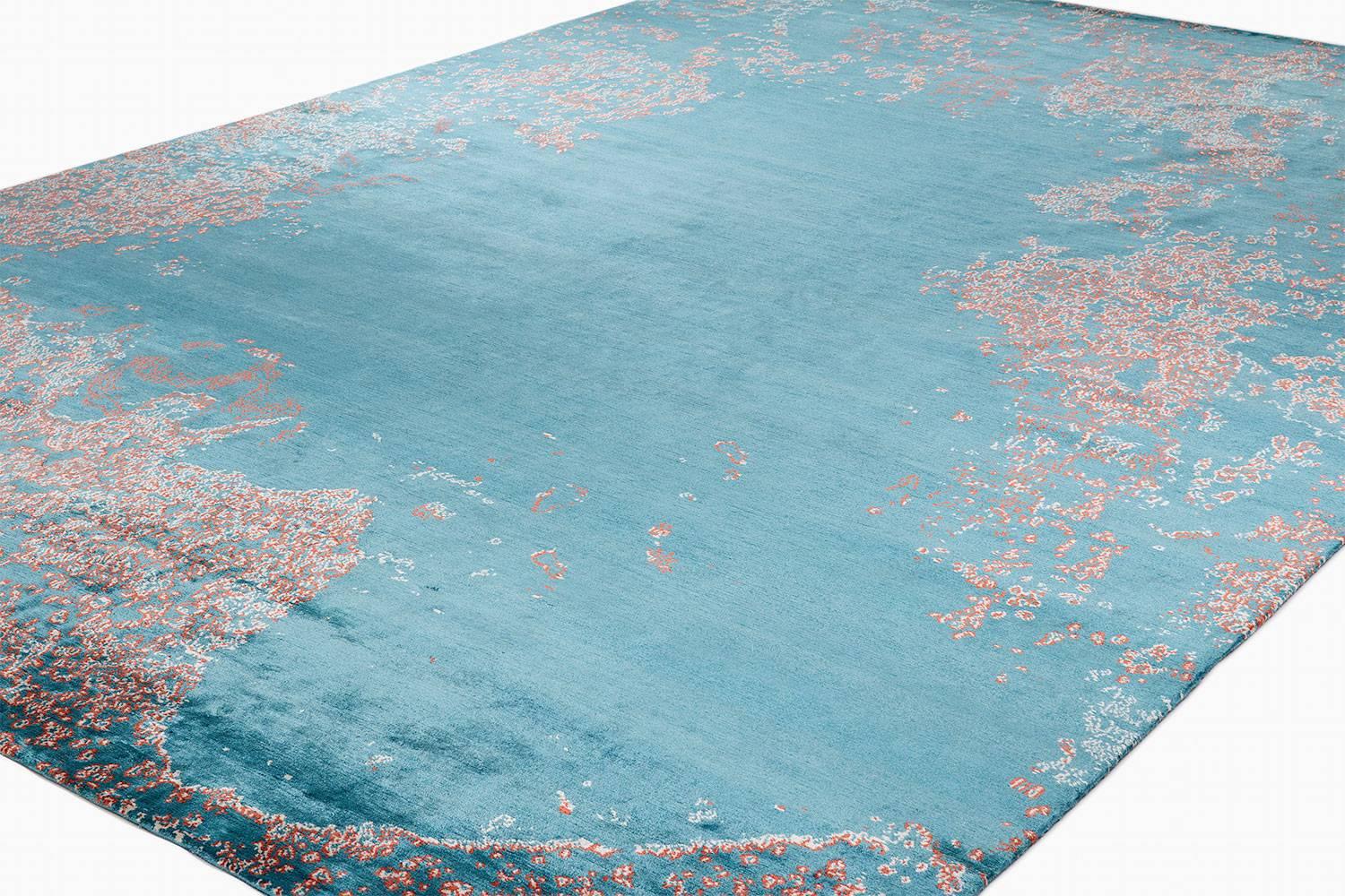 aqua blue rugs