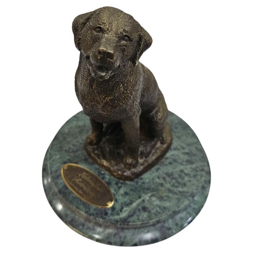 Bronze Retriever Dog Sculpture w/ Artist-Signed 
Numbered Certificate Attached For Sale