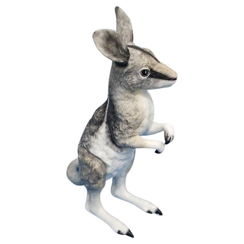 Vintage Lenox Porcelain Wallaby Sculpture, 7.5 Inches