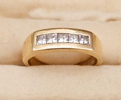 Men's 14KT Gold and Diamonds Ring, Vintage