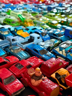 'Giant Gridlock' Car Assemblage Wall Sculpture