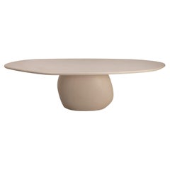 Contemporary Organic Rock Shaped Plaster Table 260cm by Isabelle Beaumont