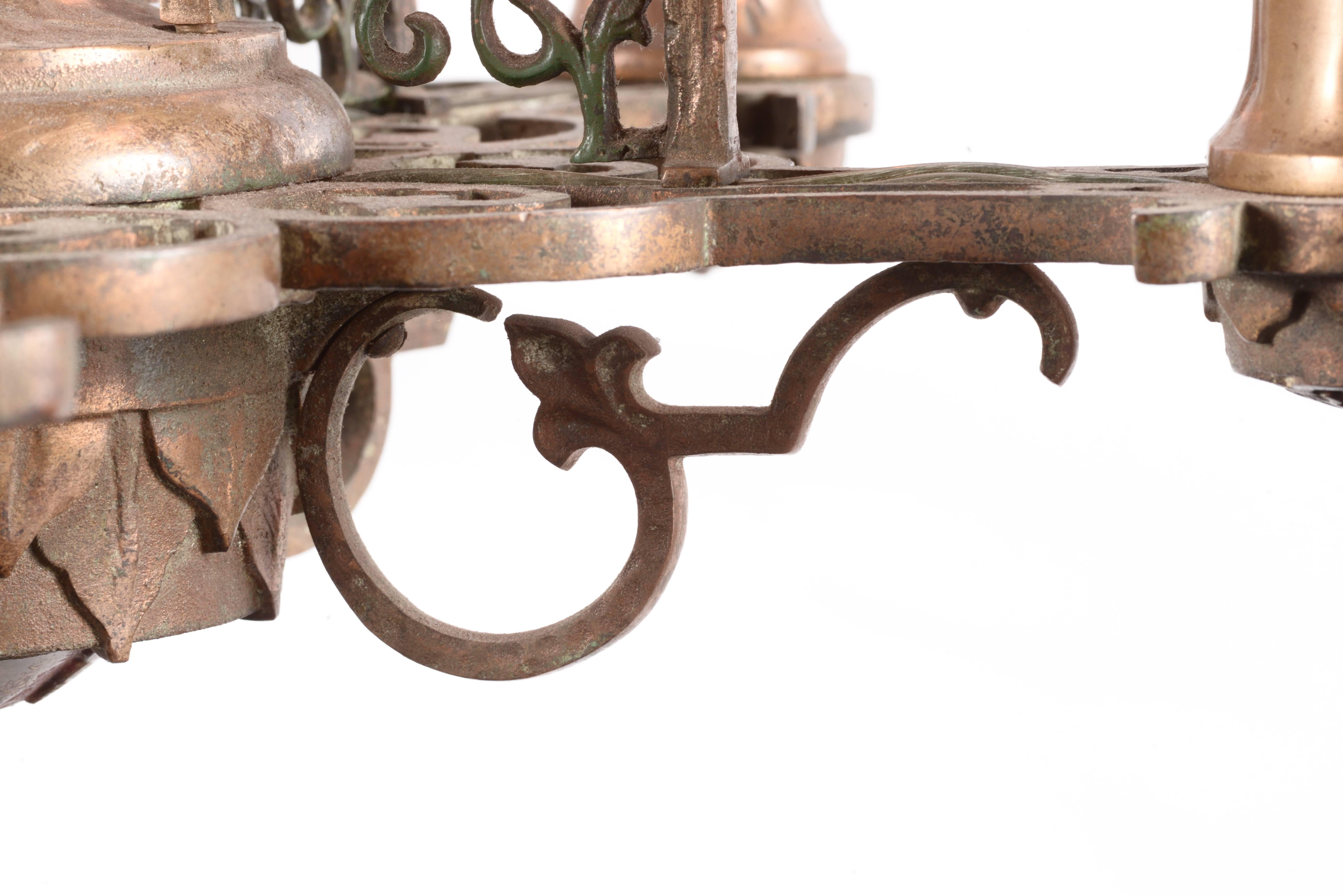 Early 20th Century Menagerie Chandelier For Sale