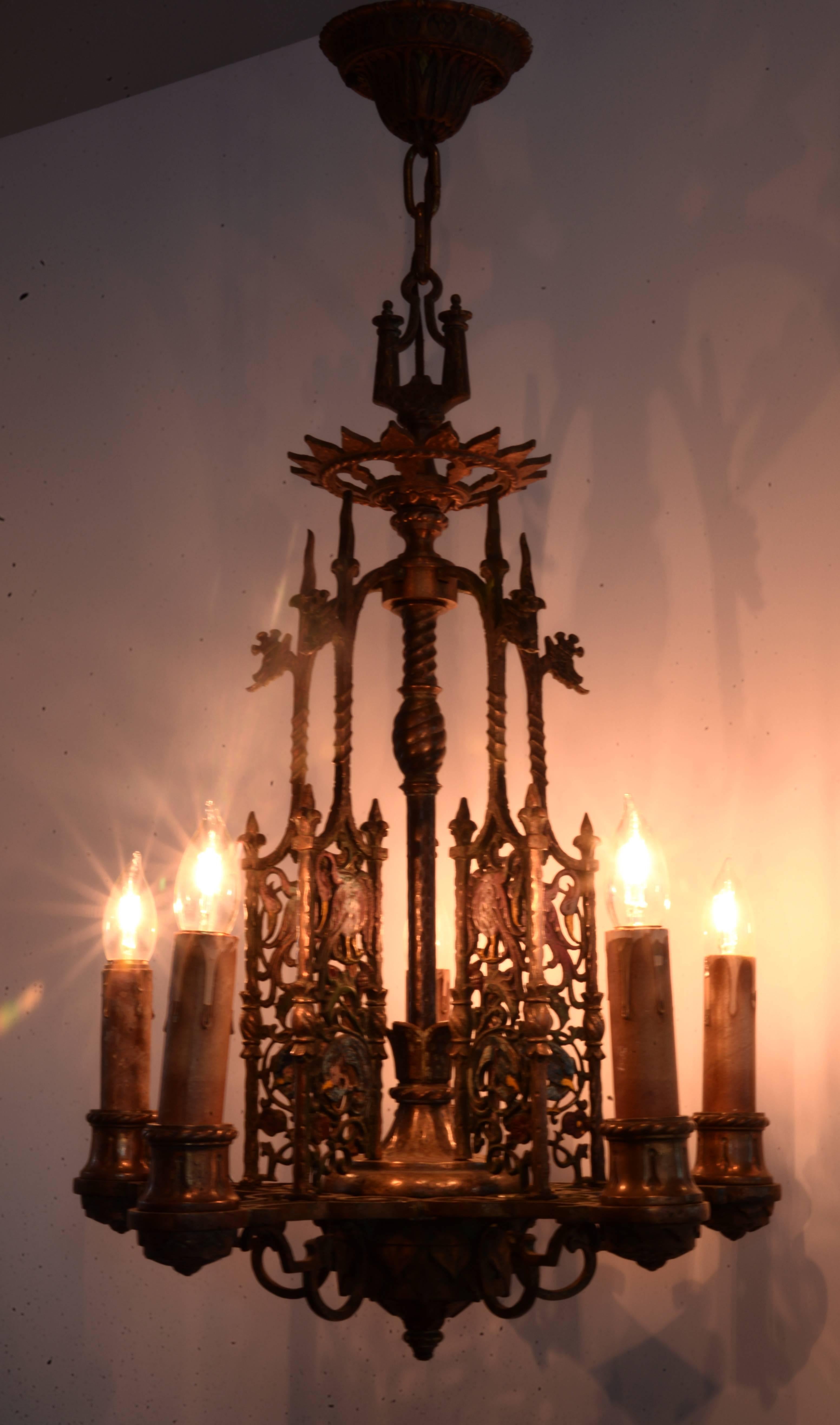 Menagerie Chandelier For Sale 1