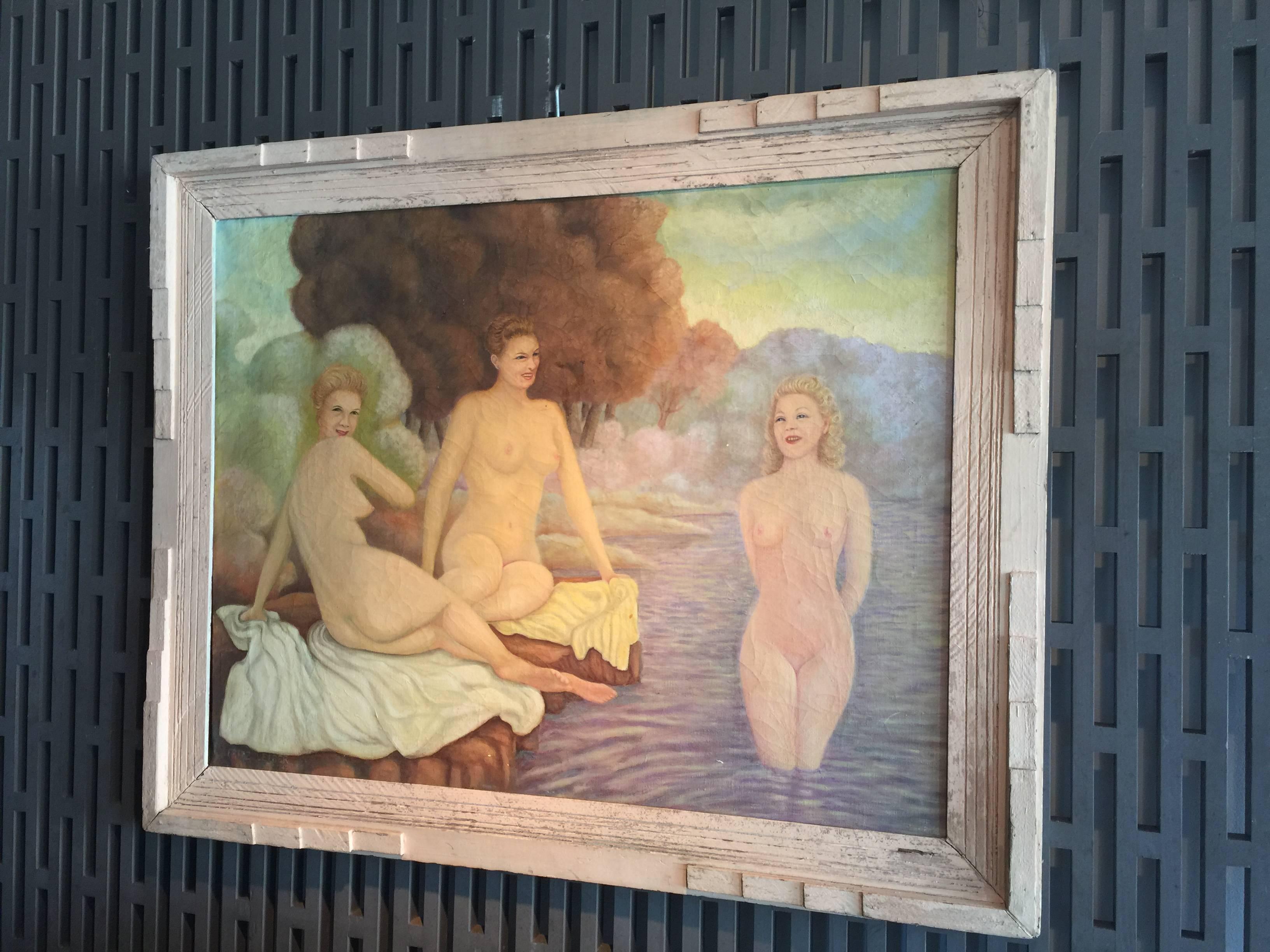 Bathing Beauties, Canvas Painting 3