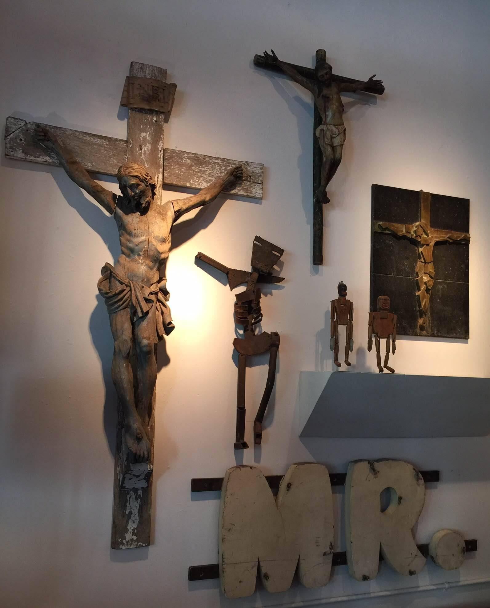 Large Wooden Crucifix 1