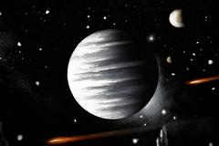 Velvet Lunar Painting