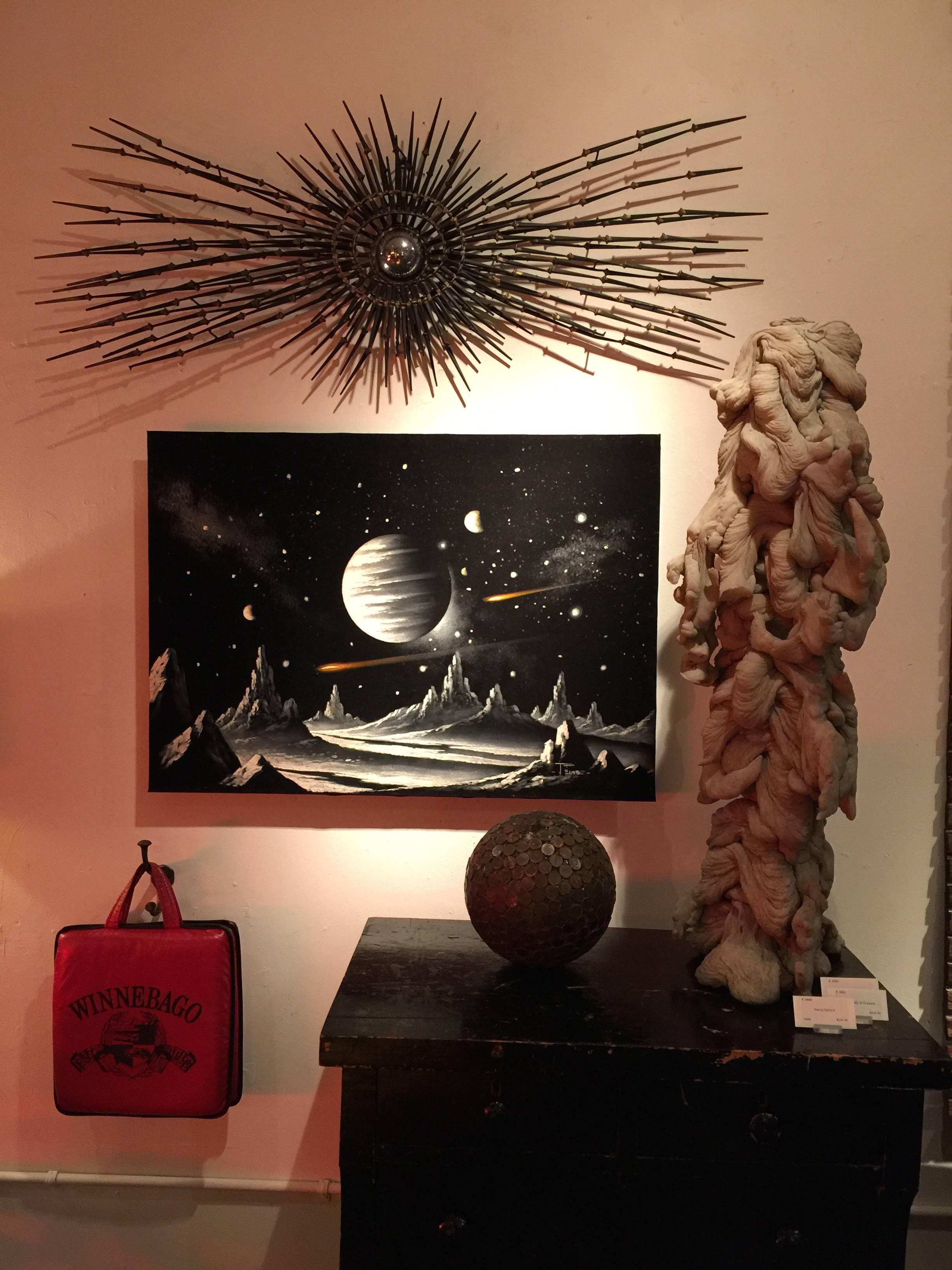 Velvet Lunar Painting For Sale 1