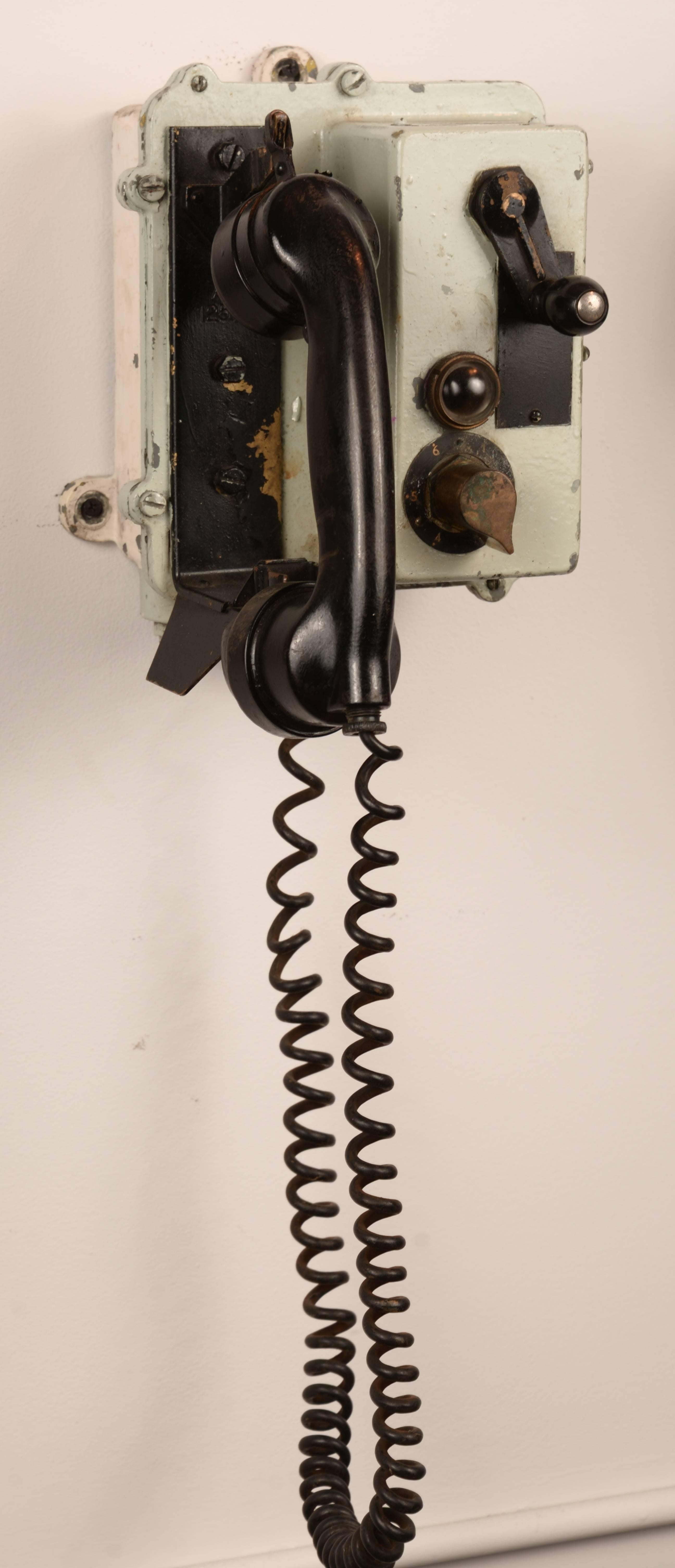Mid-20th Century Collection of Vintage Ship Phones