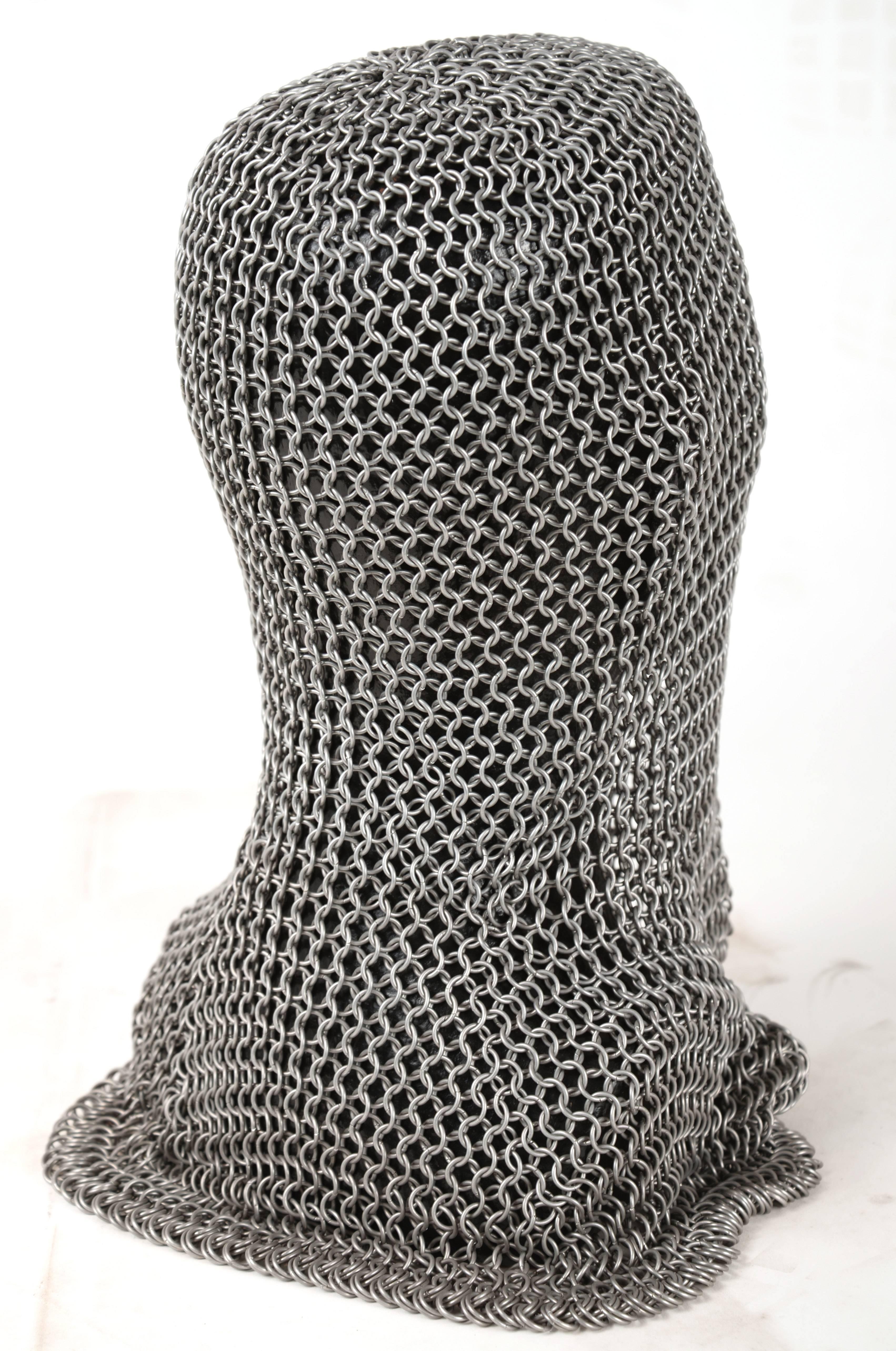 Chainmail Hood In Excellent Condition For Sale In Seattle, WA