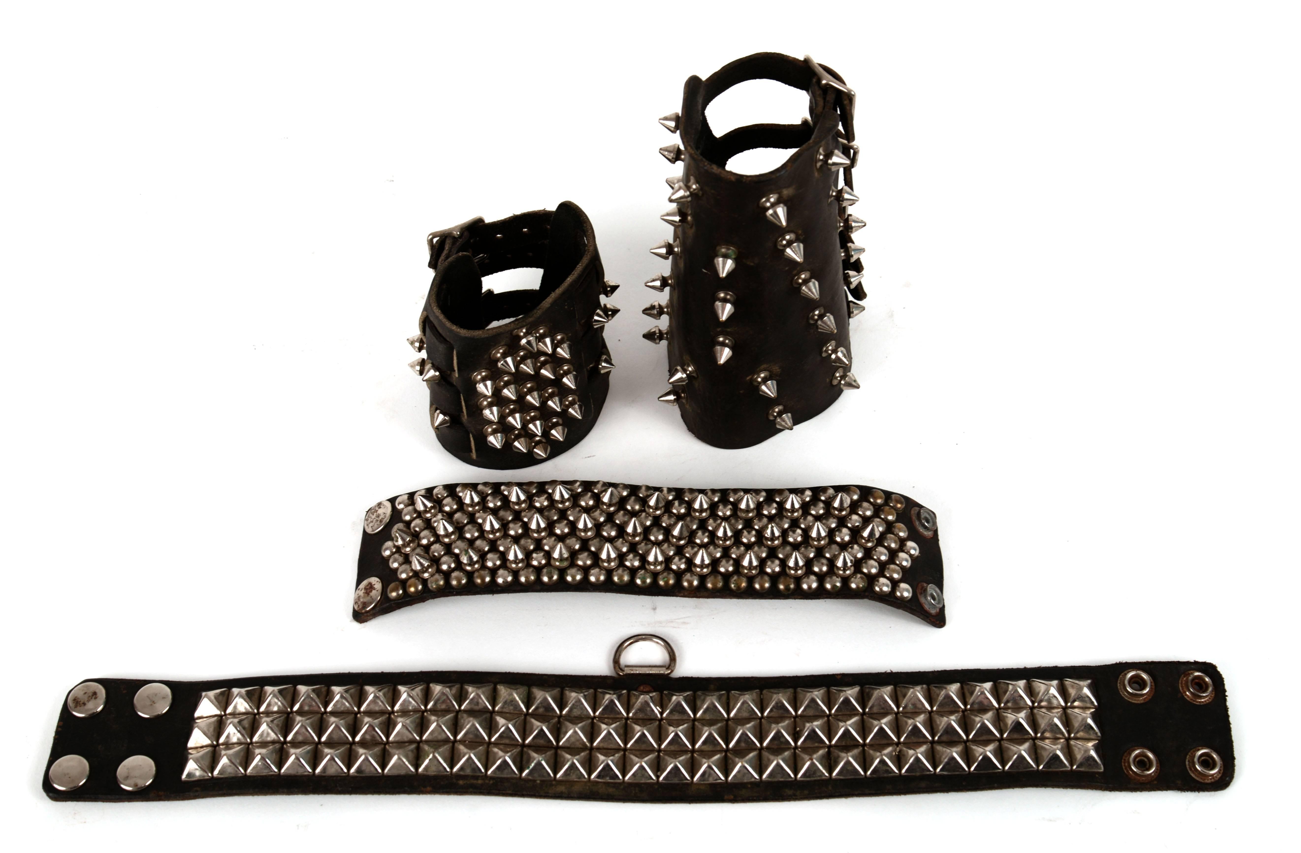 American Studded Leather Accessories For Sale