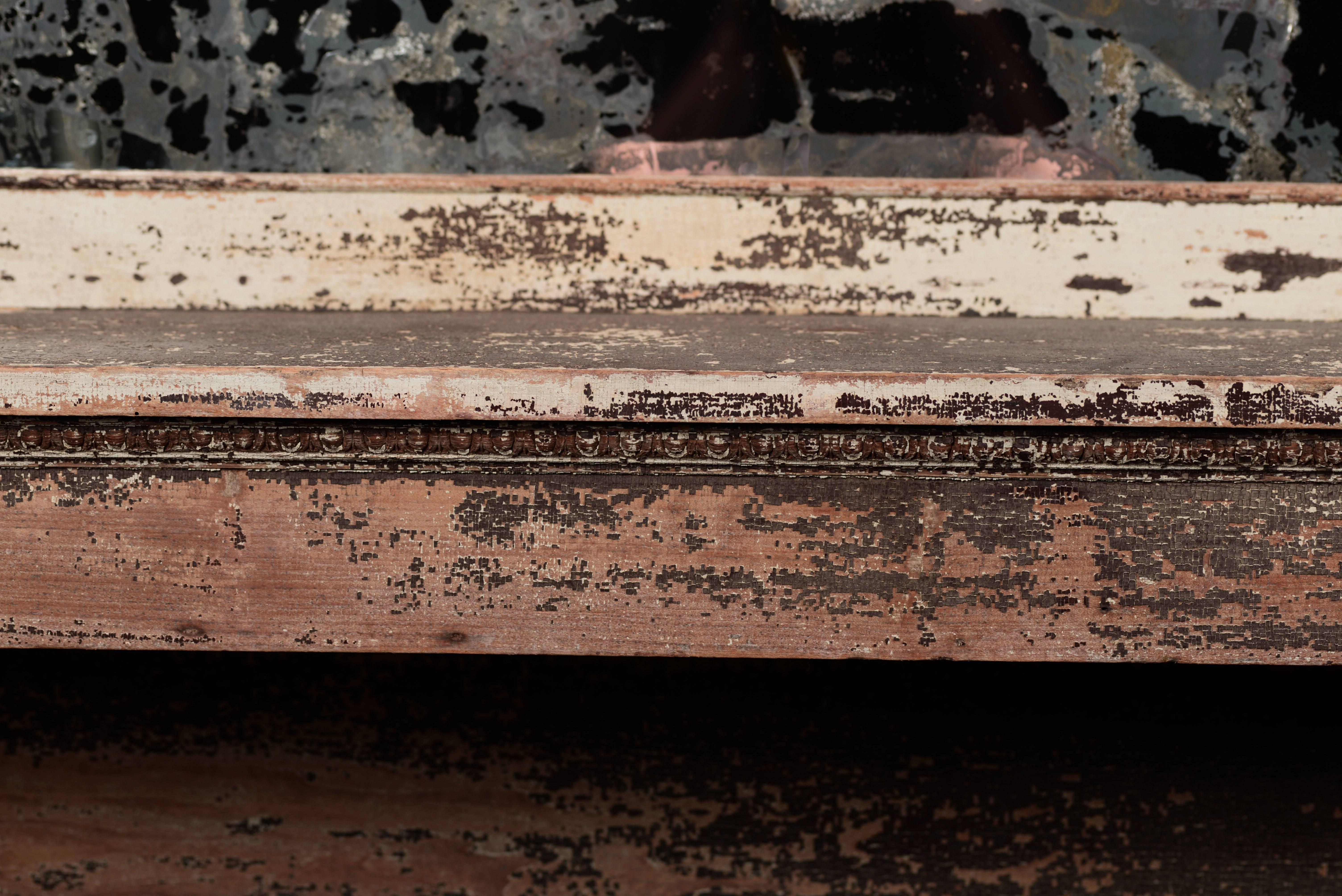 American Distressed Victorian Mantle For Sale