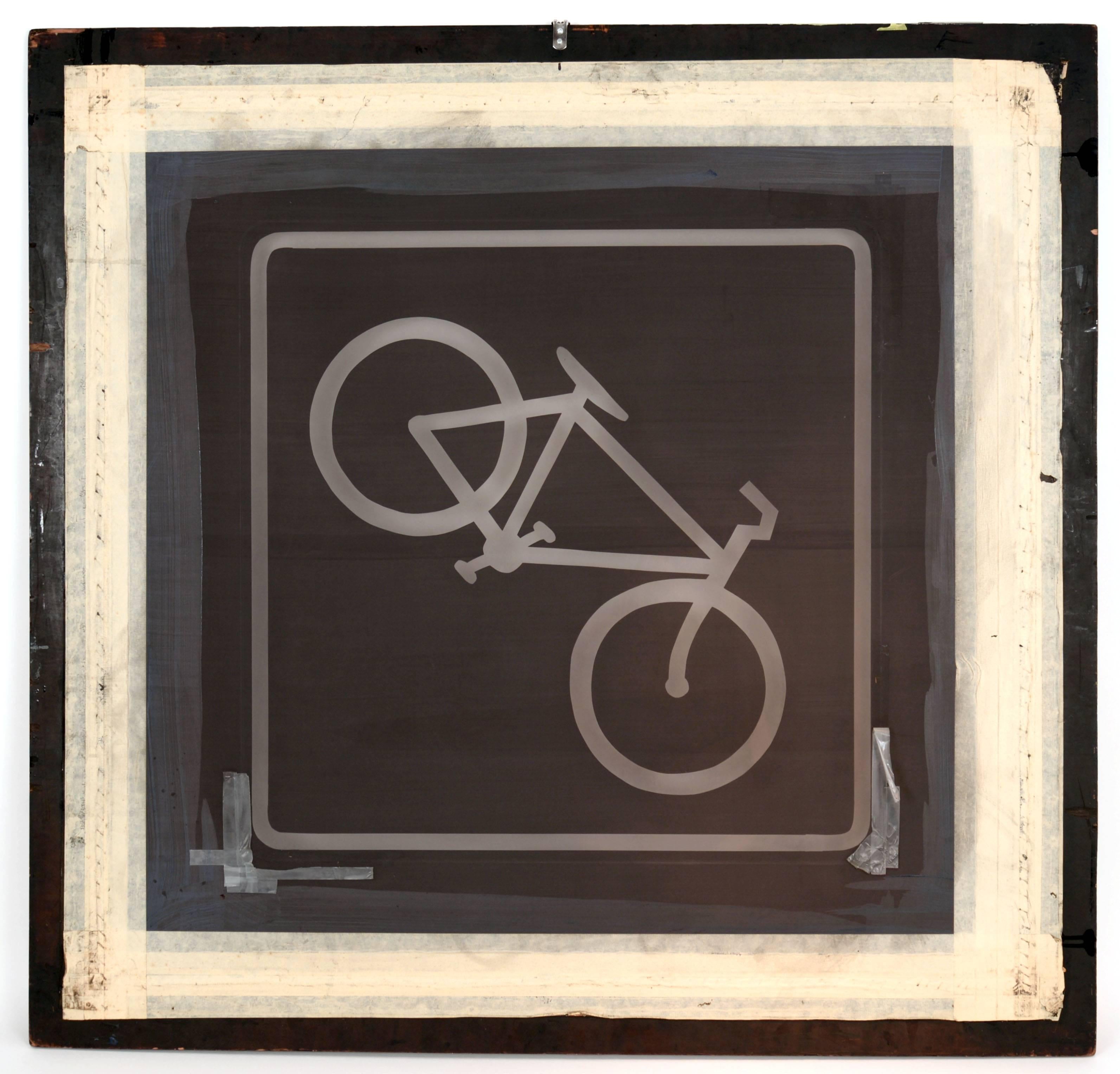 Mid-20th Century Giant Bike Printing Screen